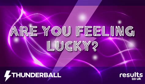 wednesday thunderball results